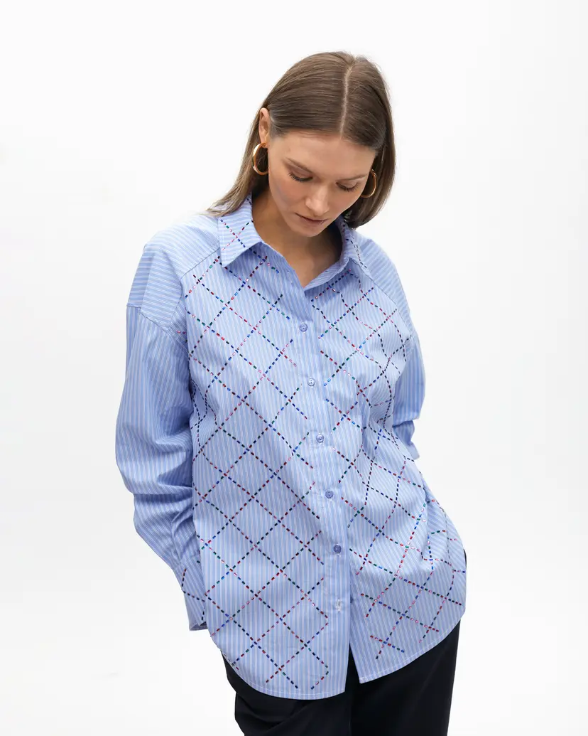 Maite by Lola Maite by Lola MF2515024 Blue Shirt