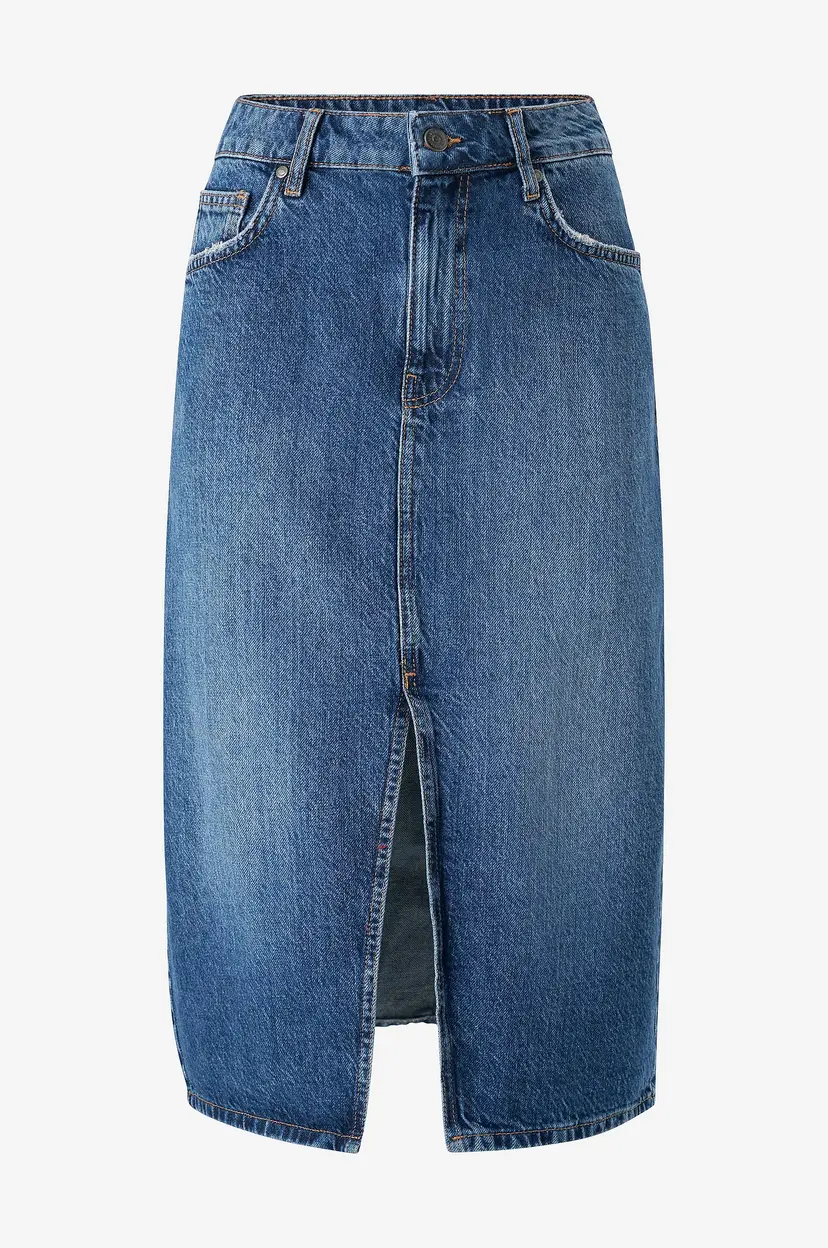Object Collectors Item Denim skjørt objHarlow Midi Denim Skirt - Blå