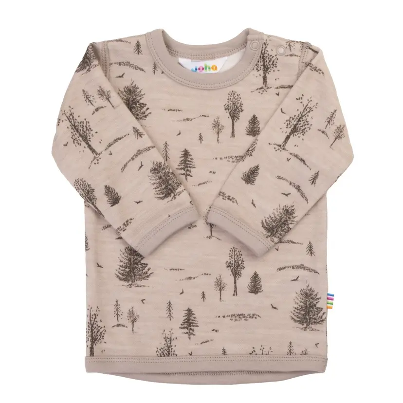 Joha Trøye i ull/bambus «Forest» Beige