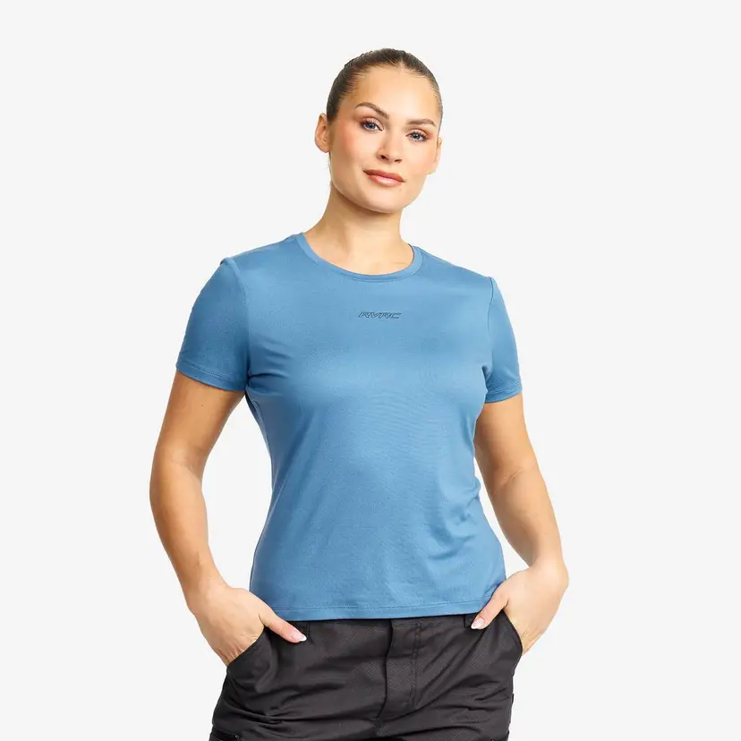 RevolutionRace Mission Logo T-shirt Dame Stellar