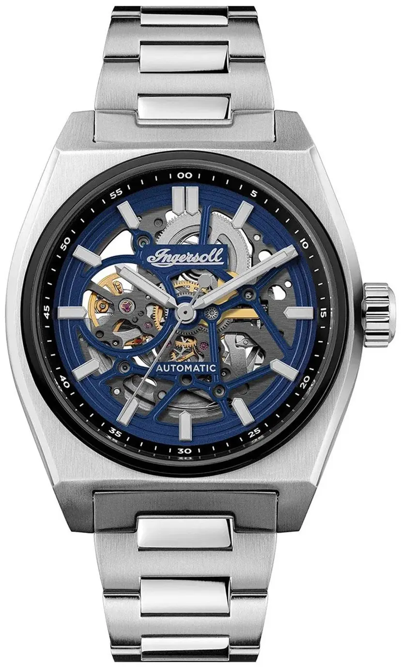 Ingersoll Ingersoll Herreklokke I14305 The Vert Blå/Stål Ø43 mm