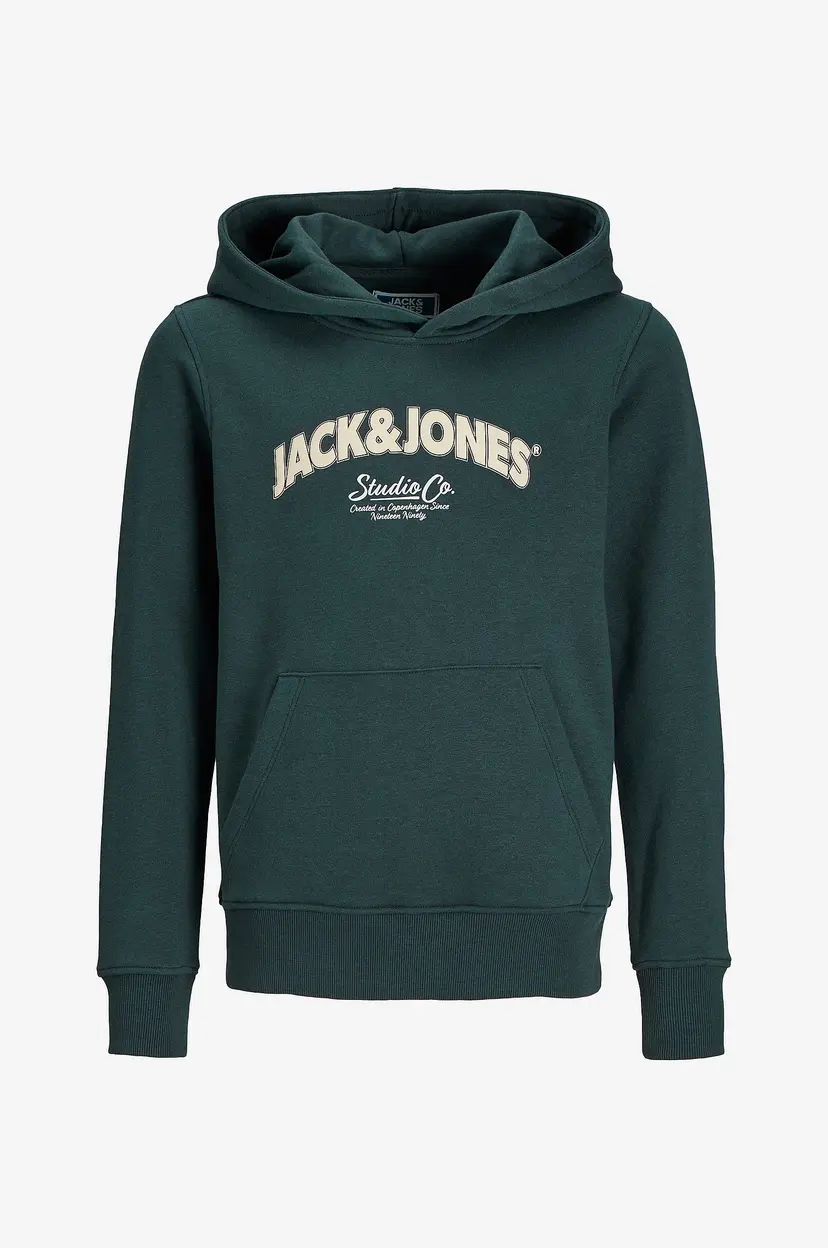 Jack & Jones Junior Hettegenser jorBronx Arch Big Sweat Hood Jnr - Grønn