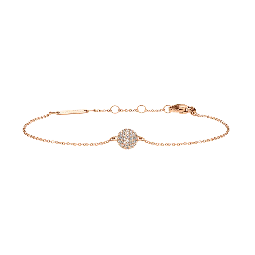 Daniel Wellington Rose Gold Bracelet Pavé Crystal Pendant | DW