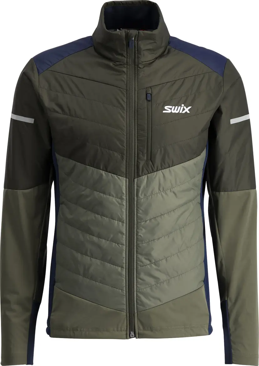 Swix Swix Men's Dynamic Hybrid Insulated Jacket Olive/Dark Olive