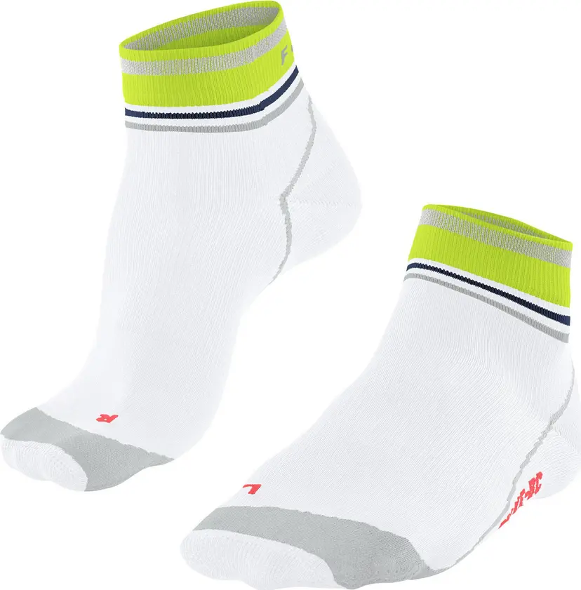 Falke Falke BC Impulse Reflect Short Unisex Biking Socks White