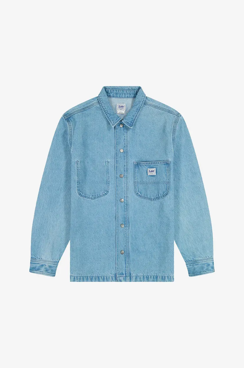 Lee Overtreksskjorte Rlx Wrkwear Overshirt - Blå