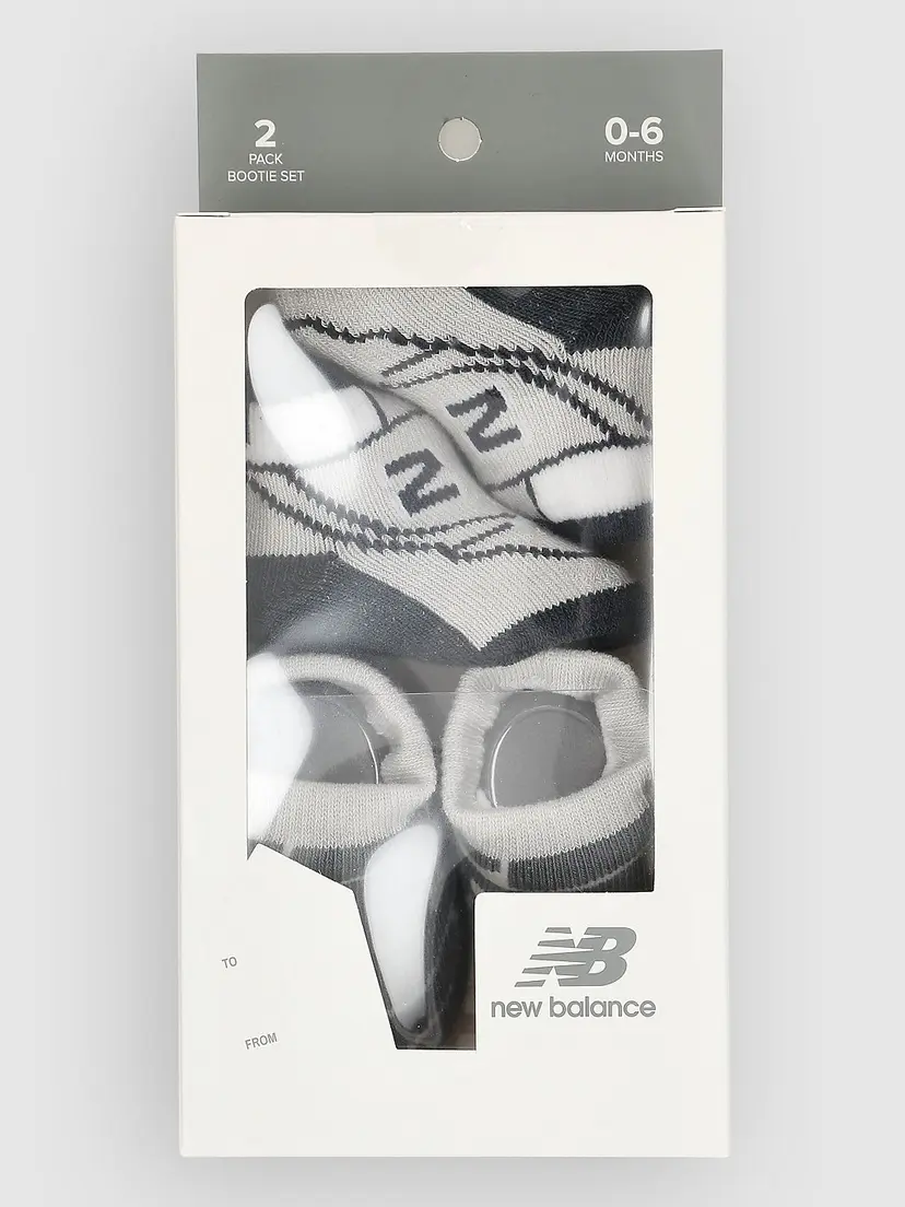 New Balance New Balance Classics 2 Pack Bootie Set Kids Sokker grå