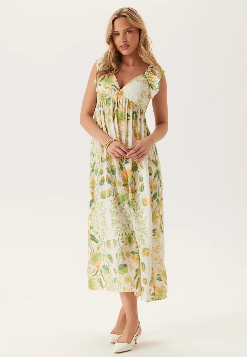 Vero Moda Vmjosie Sl Ankle Frill Dress