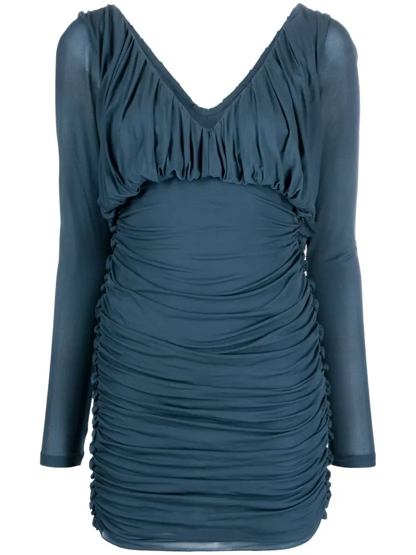 Saint Laurent Saint Laurent Midikjoler – Blå