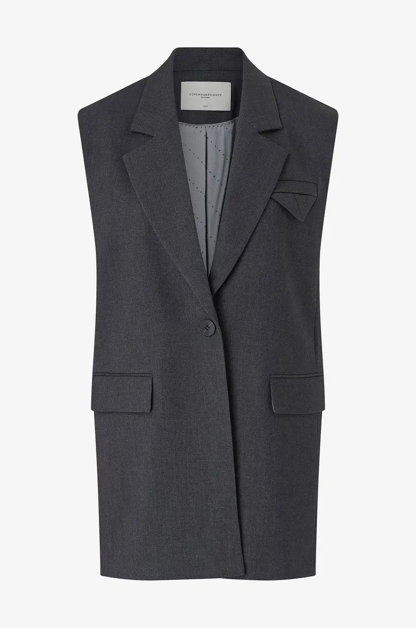 Copenhagen Muse Vest cmTailor-Waistcoat - Grå