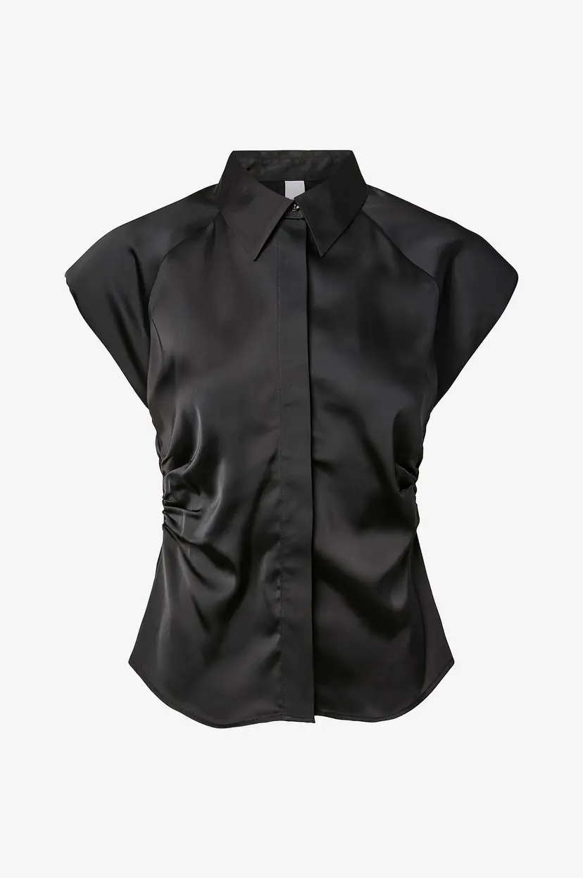 Y.A.S Kortermet skjorte Yaspella Ss Shirt S. - Svart