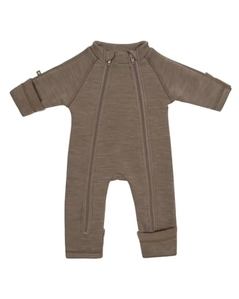Smallstuff Smallstuff Jumpsuit Ull 2 Zip Nature (80/86(1-1,5år))