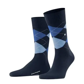 Burlington Burlington Strømper Edinburgh Wool Sock Marine Str 46/50 Herre
