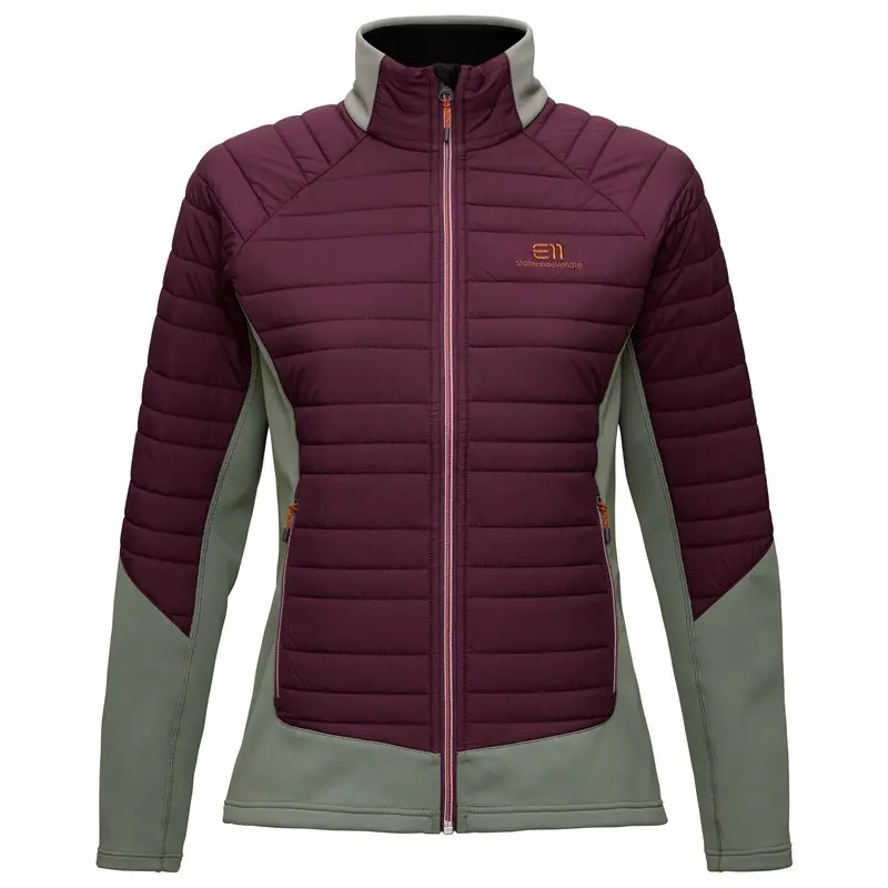 Elevenate Elevenate W Fusion Stretch Jacket Aubergine Blocked
