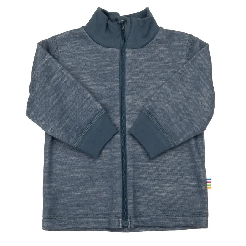 Joha Ulljakke m. bambus innerst "Propeller" Blue