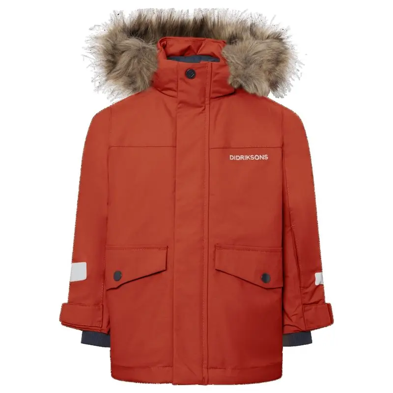 Didriksons Didriksons Bjärven Kids' Parka Rust