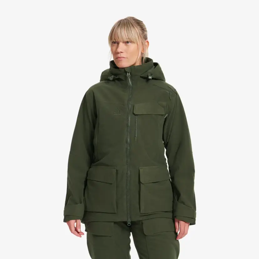RevolutionRace Trace Silent Pro 2L Jacket Dame Deep Depths