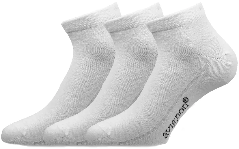 Avignon Avignon Sneaker Low Merino Sock 3-pieces White