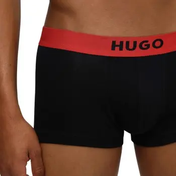 Hugo HUGO Iconic Trunk Svart/Rød bomull Large Herre