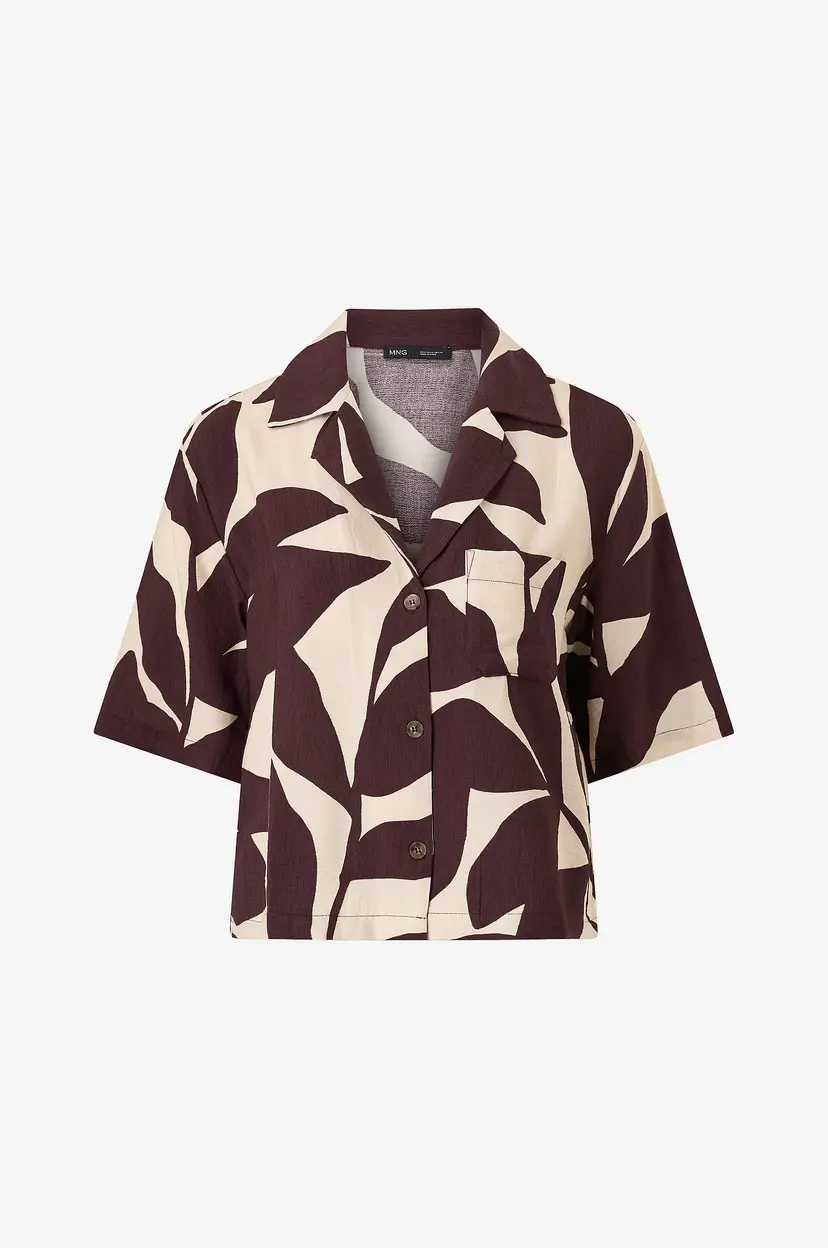 Mango Skjorte Plumas - Beige