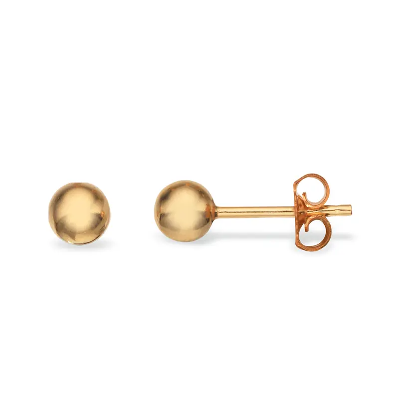Scrouples Scrouples - Guld kugle ørestikker i 8kt. guld, 5mm - 9373s
