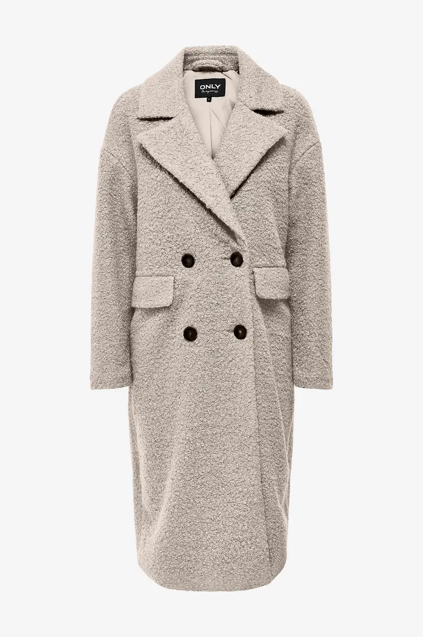 ONLY Kåpe onlValeria Piper Coat Otw - Beige