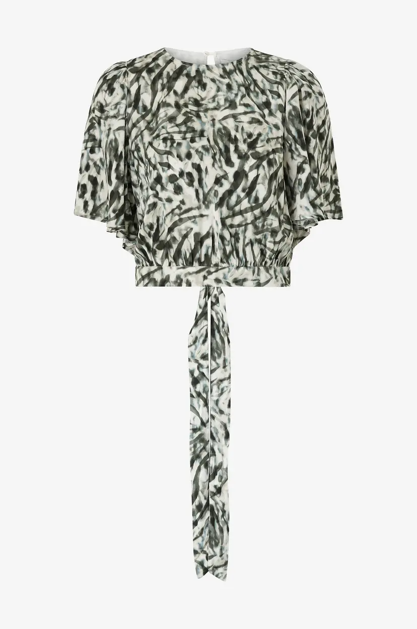 Gestuz Topp Blumiagz P Blouse - Grønn