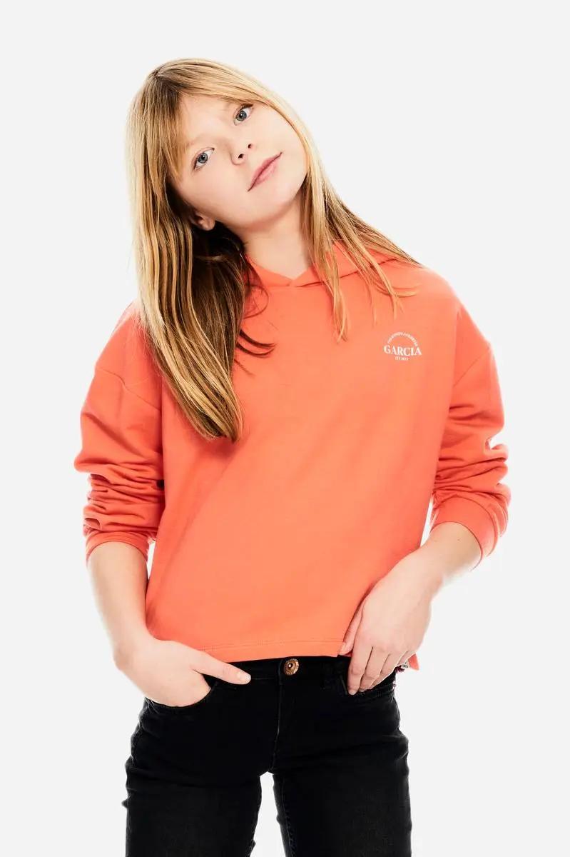 Garcia Lys rød Garcia hoodie (176 /16 år)