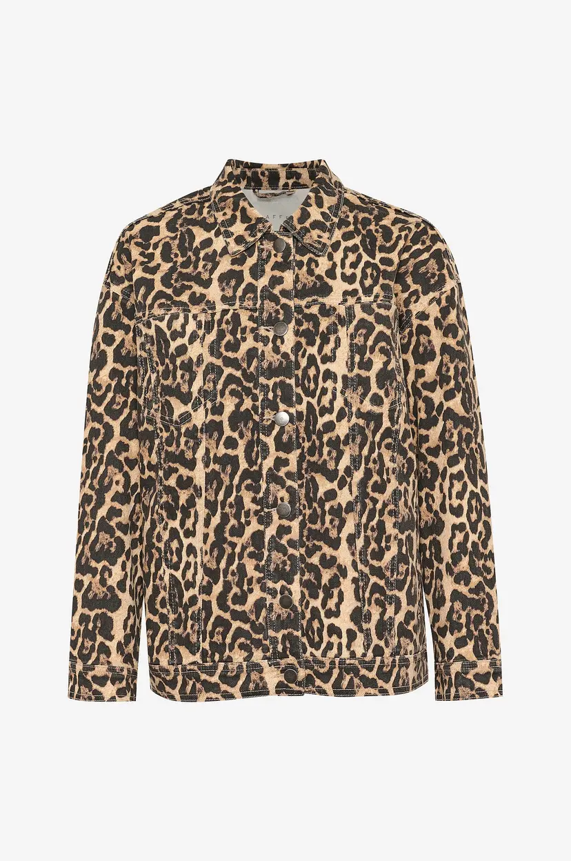 Kaffe Denim jakke Kaleonora Denim Jacket - Beige