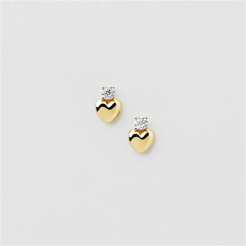 Safira Hanne Heart Studs