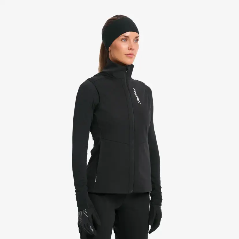 RevolutionRace Perform Softshell Vest Dame Black