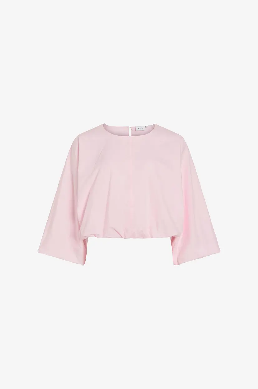 Vila Bluse viLaluna 7/8 ballon - Rosa