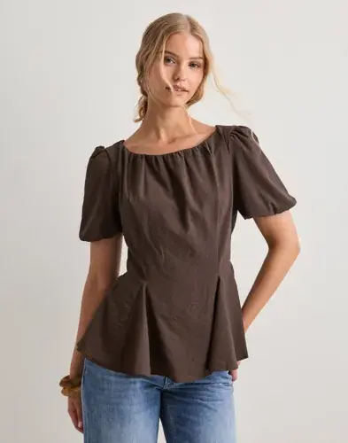 Vero Moda Vero Moda - Brun - Vmnadi Ss Top Jrs Exp