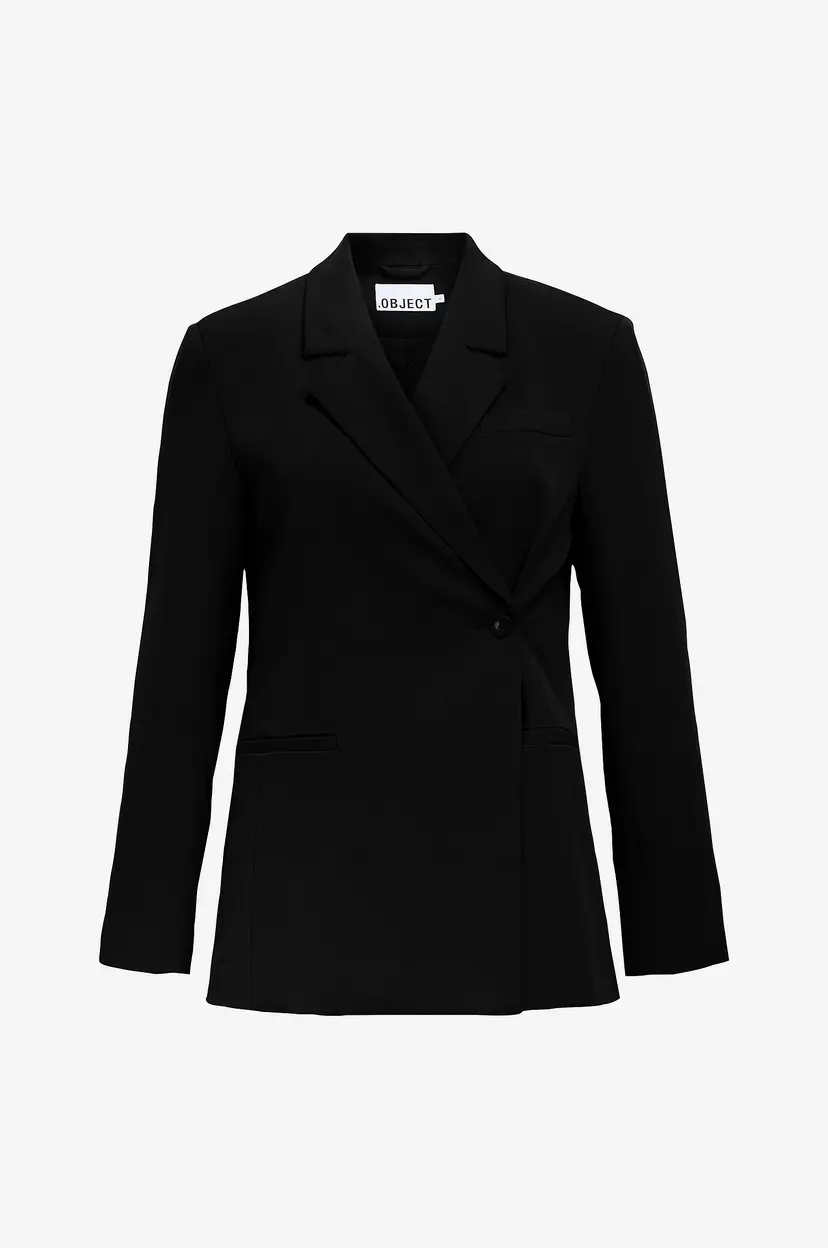 Object Collectors Item Blazer objLisa L/S Waisted E WI 25 - Svart