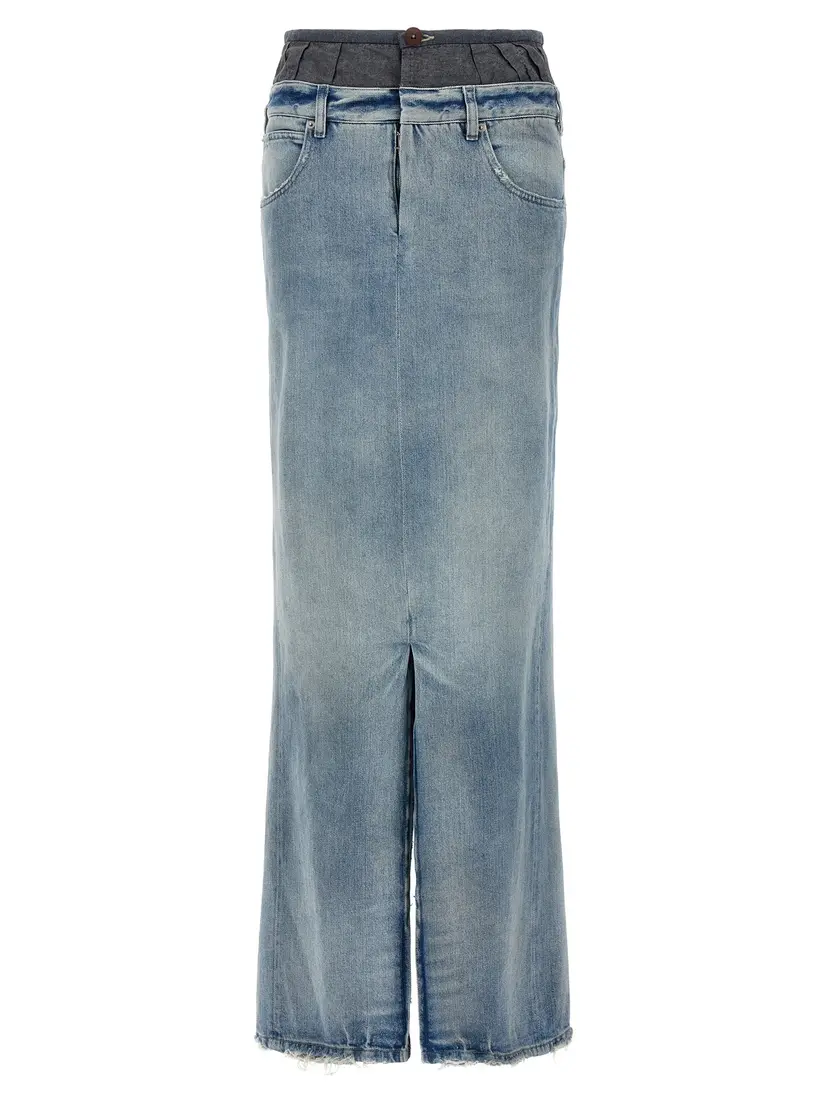 Maison Margiela Maison Margiela Denimskjørt – Blå