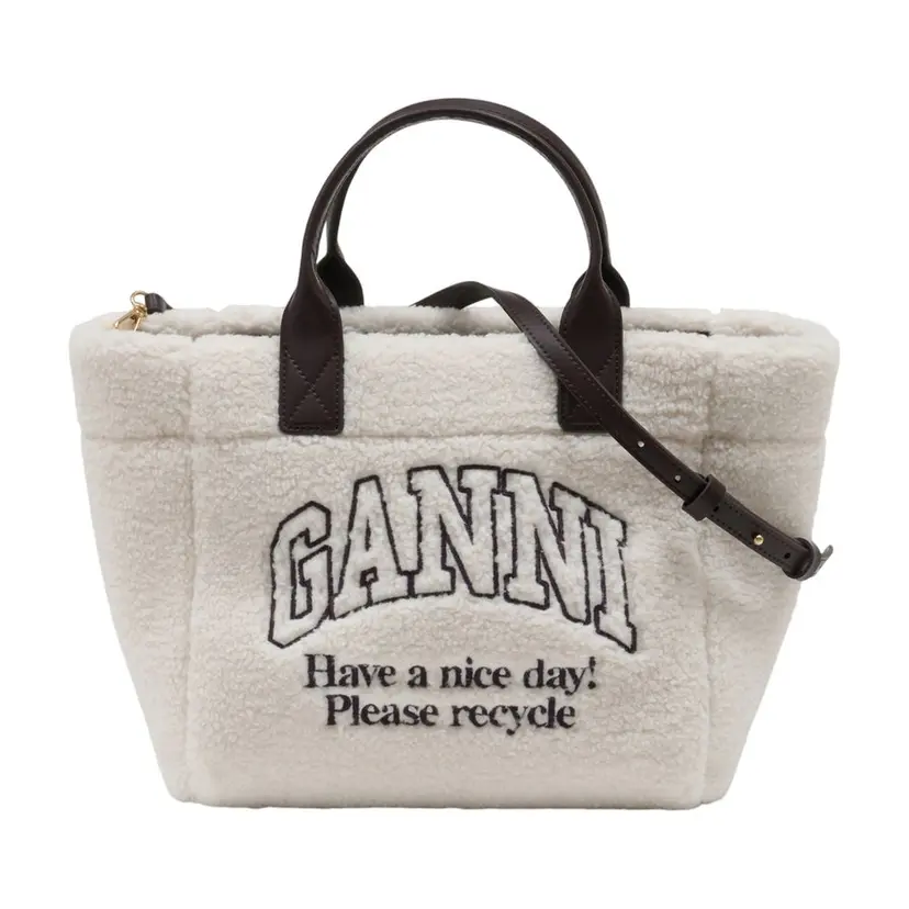 Ganni Ganni Tote bag – Hvit