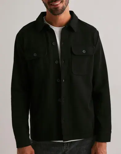 Only & Sons Only & Sons Onsnewkodyl Overshirt Sweat Noos Overshirts Svart