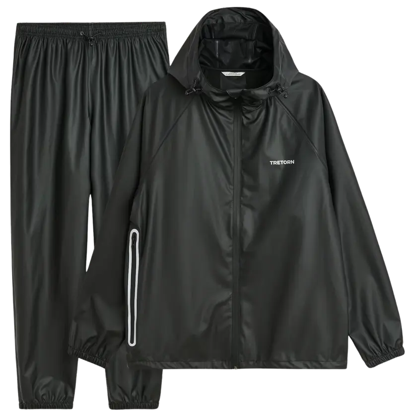 Tretorn Tretorn Packable Rainbreaker Set Black