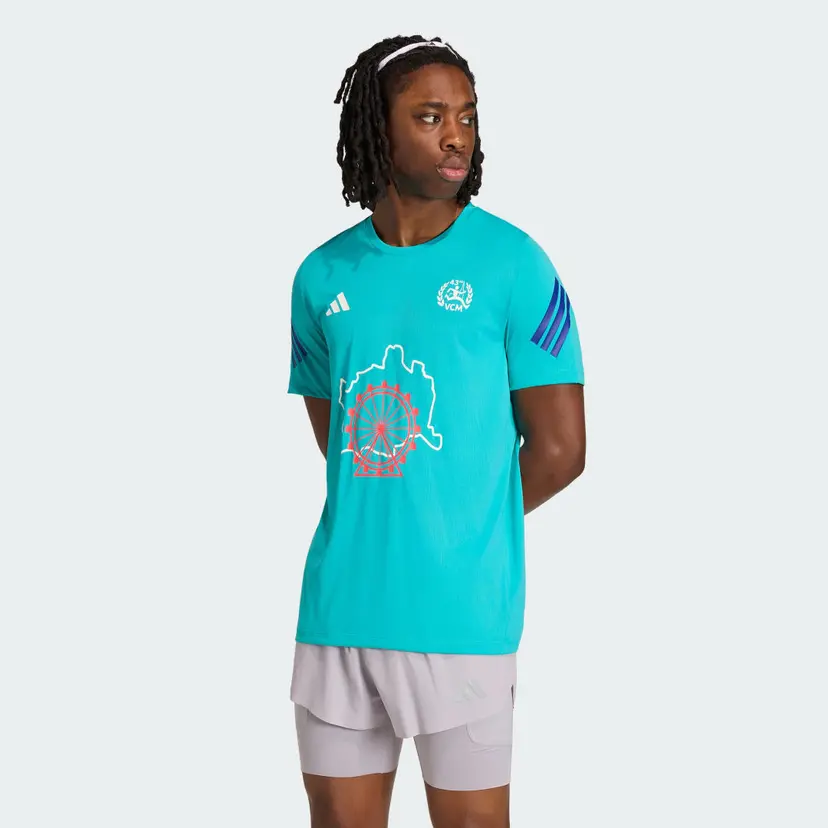 Adidas Vienna Marathon Running Event T-Shirt Short Sleeve