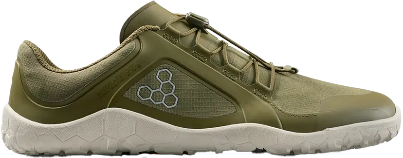 Vivobarefoot Vivobarefoot Women's Primus Trail III All Weather FG Dark Olive/White