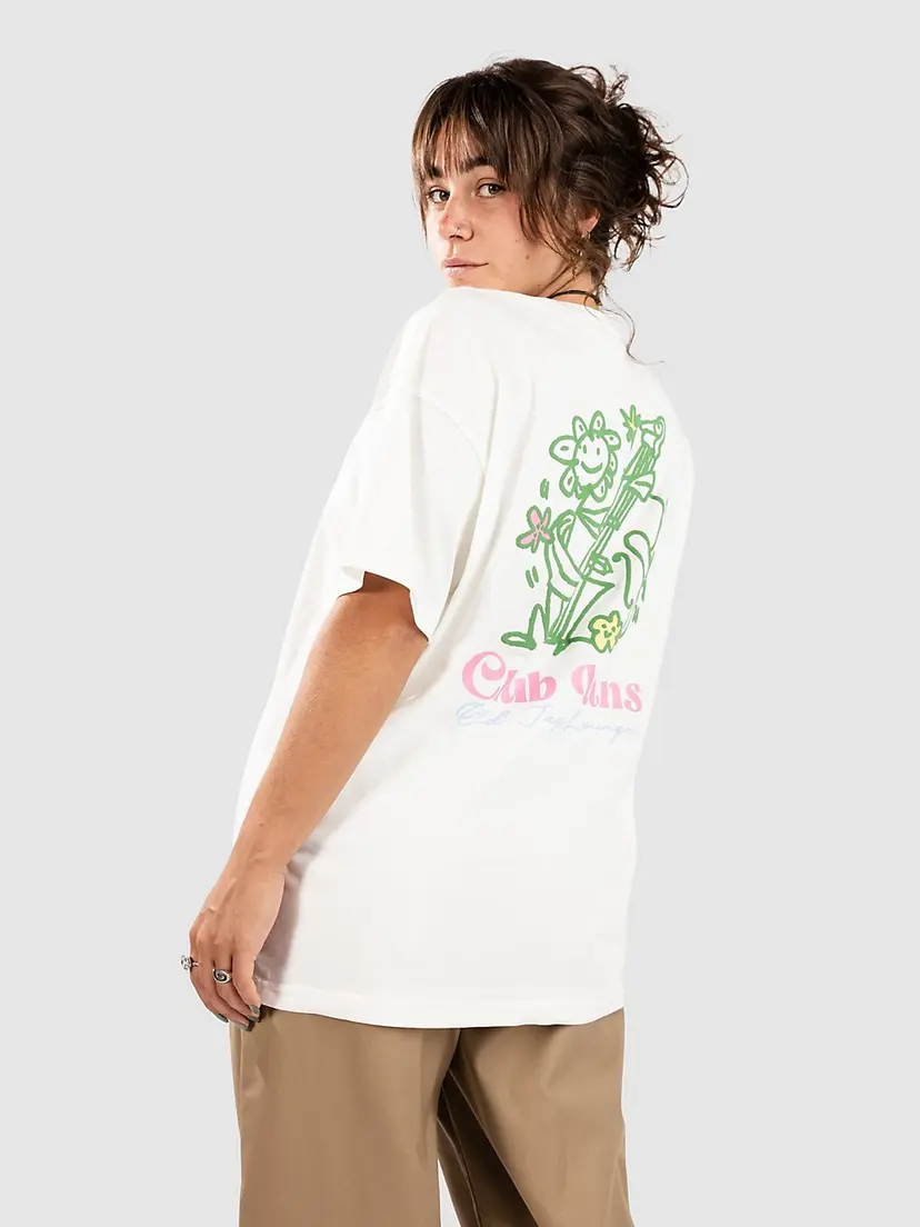 Vans Vans Flower Chello Os T-skjorte hvit