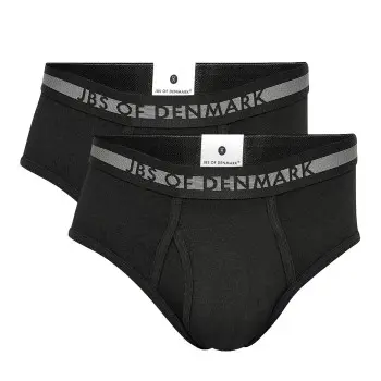 JBS of Denmark JBS of Denmark 2P Men Briefs Svart Medium Herre