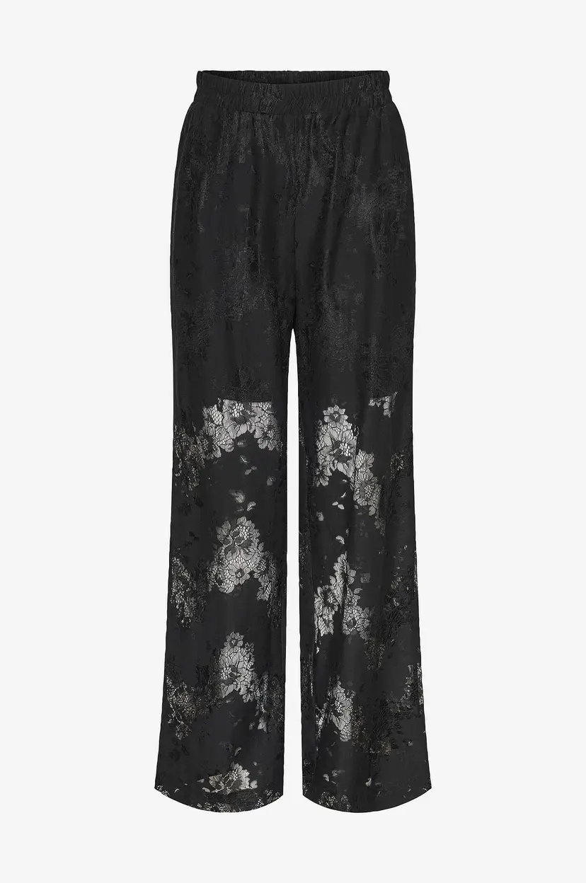 Pieces Bukser pcNorinne HW Straight Pants - Svart