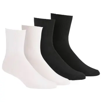 Damella Damella Strømper 2P Seamless Socks Svart/Hvit Str 43/46 Dame