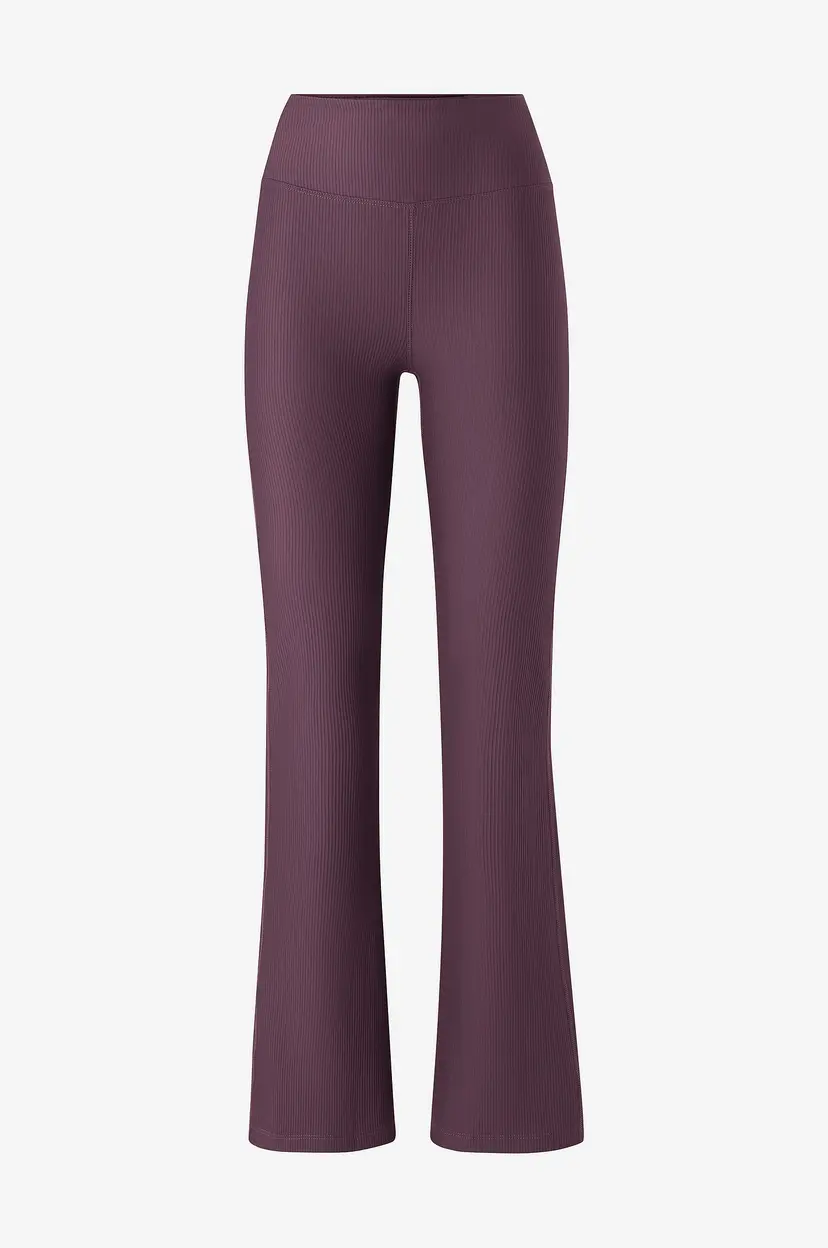 Rohnisch Treningstights Ribbed R Flare HW Tight - Lilla