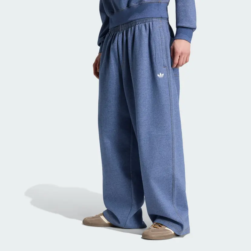 Adidas TREFOIL ESSENTIALS MELANGE BAGGY OPEN HEM BUKSE