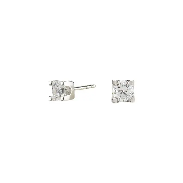 Nordahl Nordahl - Sølv ørestikker med sten, 4,5mm - 30161690900