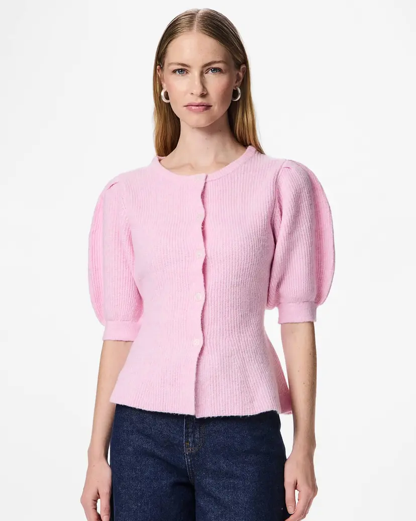 Pieces Strikket Cardigan Silly Puff SS