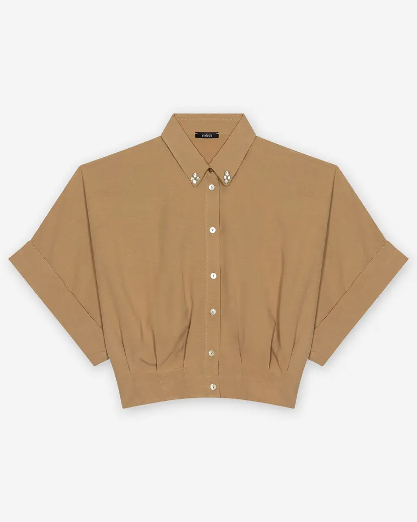 Relish Relish TRADY Beige Shirt
