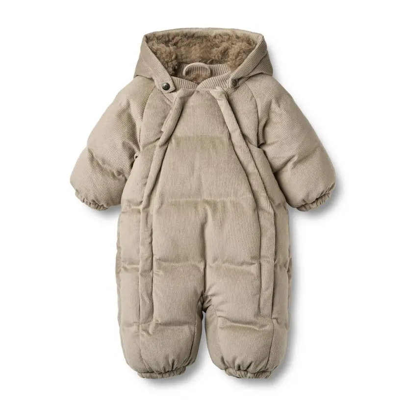 Wheat Wheat, Puffer Baby Vinterdress Nallo, Grey Stone